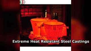 Piezas de fundición de acero resistentes al calor personalizadas para uso industrial